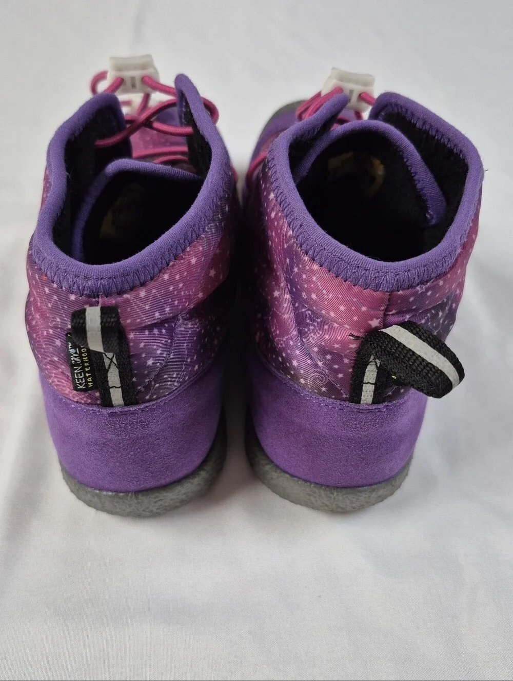 KEEN Howser II Chukka Mid Boot Waterproof Girls Tillandsia Purple Size 4